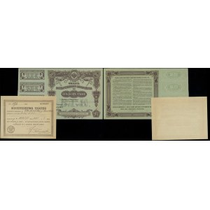 Poland, set of 2 documents—certified bond, 1918