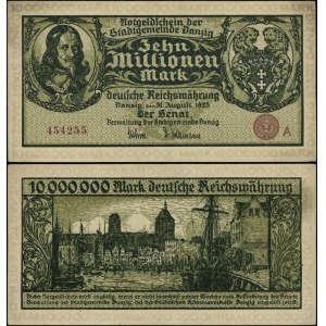 Poland, 10,000,000 marks, August 31, 1923