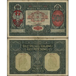 Poland, 500 Polish marks, January 15, 1919