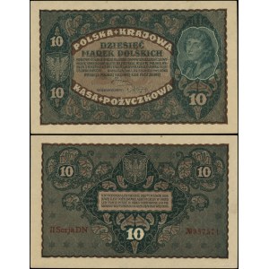 Poland, 10 Polish marks, August 23, 1919