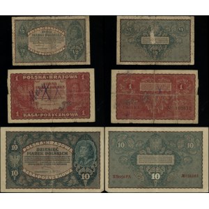 Poland, set of 7 banknotes, 1919–1922