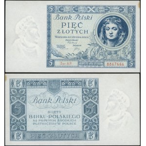 Poland, 5 zlotych, January 2, 1930
