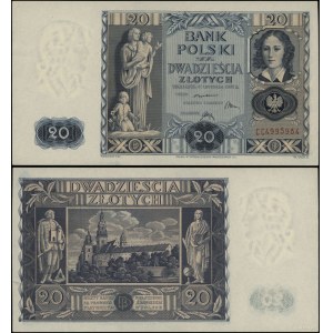Poland, 20 zlotych, November 11, 1936