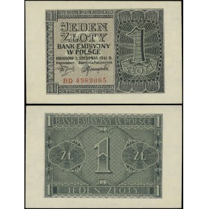Poland, 1 zloty, August 1, 1941
