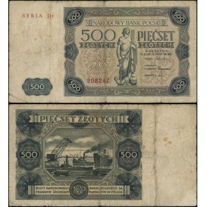 Poland, 500 zlotych, July 15, 1947