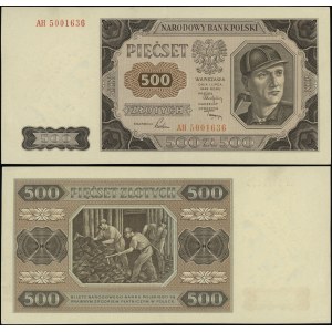 Poland, 500 zlotych, July 1, 1948