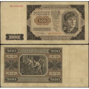 Poland, 500 zlotych, July 1, 1948