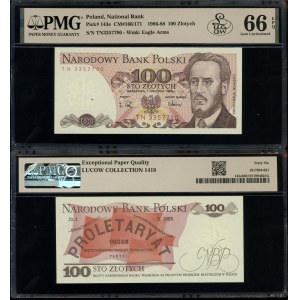 100 zlotych, December 1, 1988