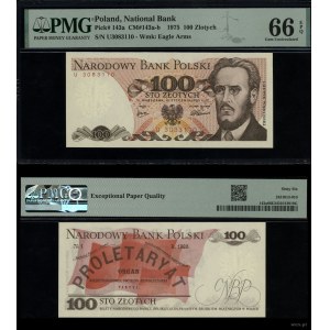 Poland, 100 zlotych, January 15, 1975
