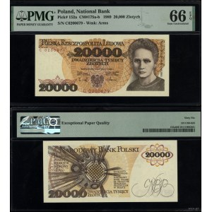 Poland, 20,000 zlotys, February 1, 1989