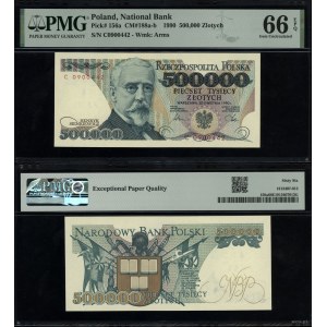 Poland, 500,000 zlotys, April 20, 1990