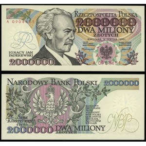 Polska, 2.000.000 złotych, 14.08.1992
