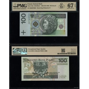 100 zlotych, March 25, 1994