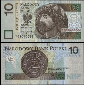 Poland, 10 zlotych, March 25, 1994