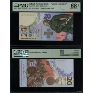 Poland, 20 zlotych, January 29, 2020