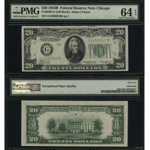 United States of America (USA), $20, 1934 B