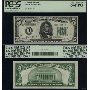 United States of America (USA), $5, 1928