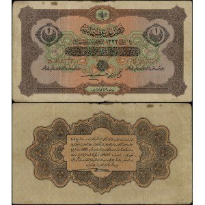 Turkey, 1 lira, 1916–1917