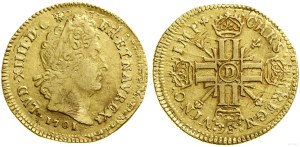 Francja, Louis d’or, 1701 D, Lyon