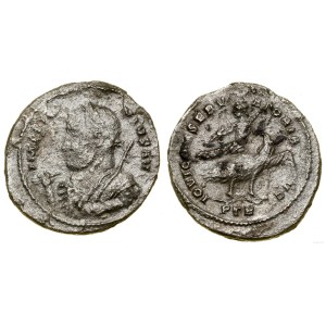 Rímska ríša, strieborná minca typu argenteus (318–319), Trevír