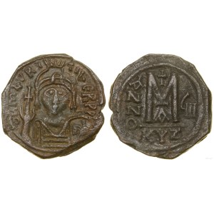Byzantium, follis, 588–589 (7th year of reign)