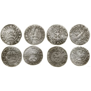 Polen, Set mit 4 x Halbgroschen