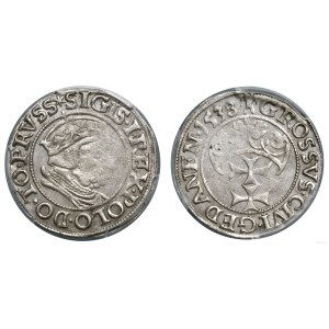 Poland, grosz, 1538, Gdańsk