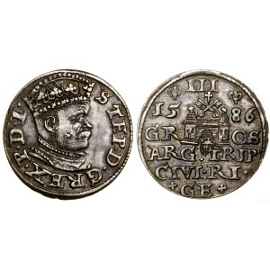 Poland, trojak, 1586, Riga