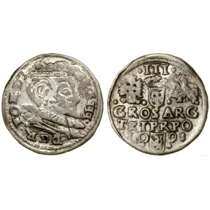 Poland, anomalous trojak—from Iger's catalog, 1598