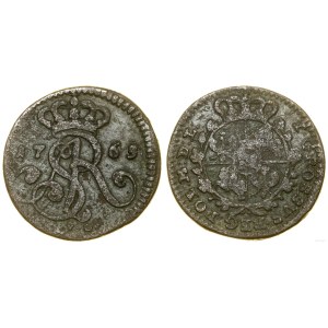 Poland, grosz, 1765, VG, Kraków