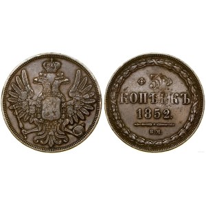 Polska, 5 kopiejek, 1852 BM, Warszawa