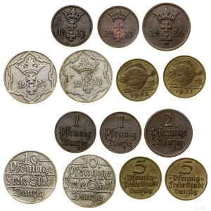 Poland, set of 7 coins, 1923–1932, Berlin