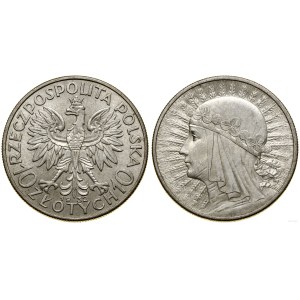 Pologne, 10 zlotys, 1932, Angleterre