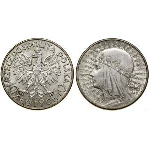 Pologne, 10 zlotys, 1932, Angleterre
