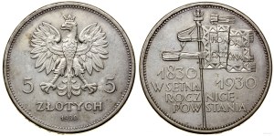 Polska, 5 złotych, 1930, Warszawa