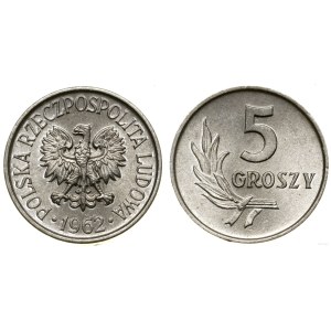 Poland, 5 groszy, 1962, Warsaw