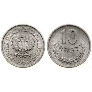 Poland, 10 groszy, 1962, Warsaw