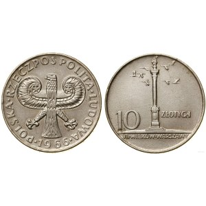 Poland, 10 zlotych, 1966, Warsaw