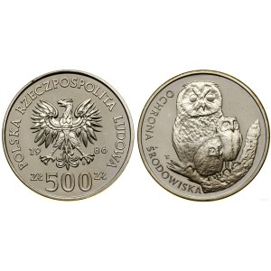 Pologne, 500 zlotys, 1986, Varsovie