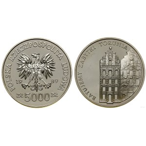 Poland, 5,000 zlotys, 1989, Warsaw