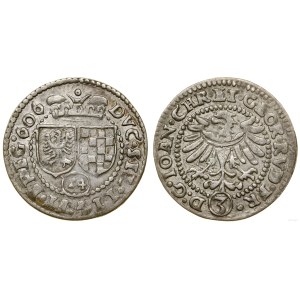 Silesia, 3 kreuzer, 1606, Złoty Stok