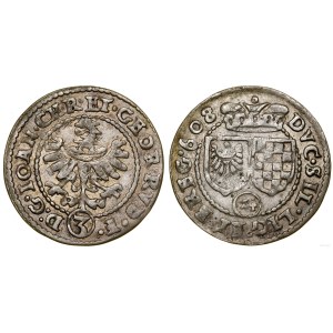 Silesia, 3 kreuzers, 1608, Złoty Stok