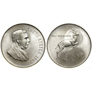 Republika Południowej Afryki, 1 rand, 1967, Pretoria
