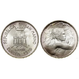 San Marino, 1,000 lire, 1979, Rome