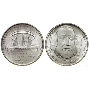 San Marino, 1.000 lirów, 1982, Rzym