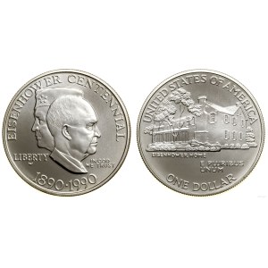 United States of America (USA), 1 dollar, 1990, Philadelphia