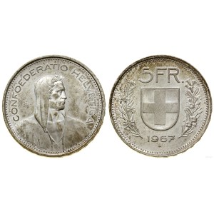 Switzerland, 5 francs, 1967 B, Bern