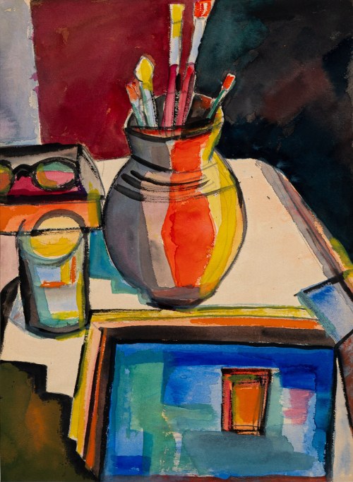Alfred LENICA (1899 - 1977), W pracowni II