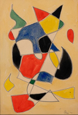 Alfred LENICA (1899 - 1977), Abstrakcja geometryczna, 1943