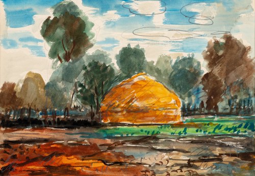 Alfred LENICA (1899 - 1977), Stóg, 1946